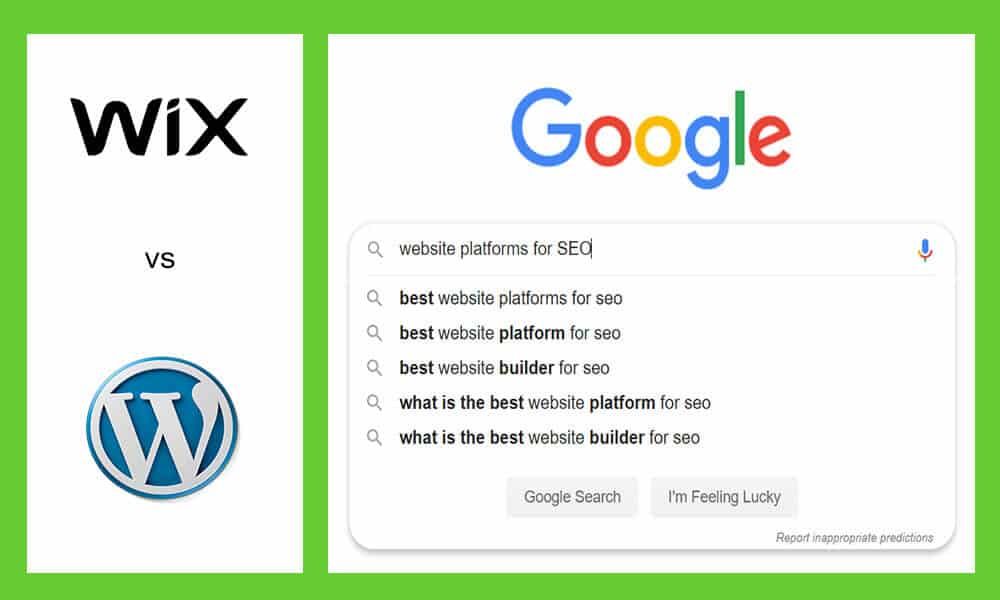 Comparing Wix vs WordPress for SEO in 2020