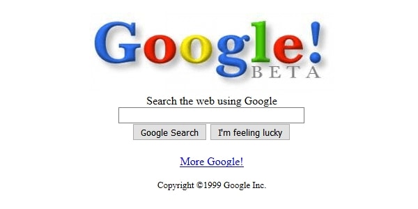 Google-1999-design