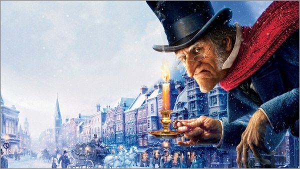 Scrooge from A Christmas Carol story