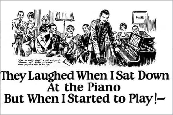 they laughed when I sat down at the piano story