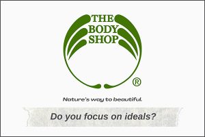 The body shop slogan: Nature's way to beautiful
