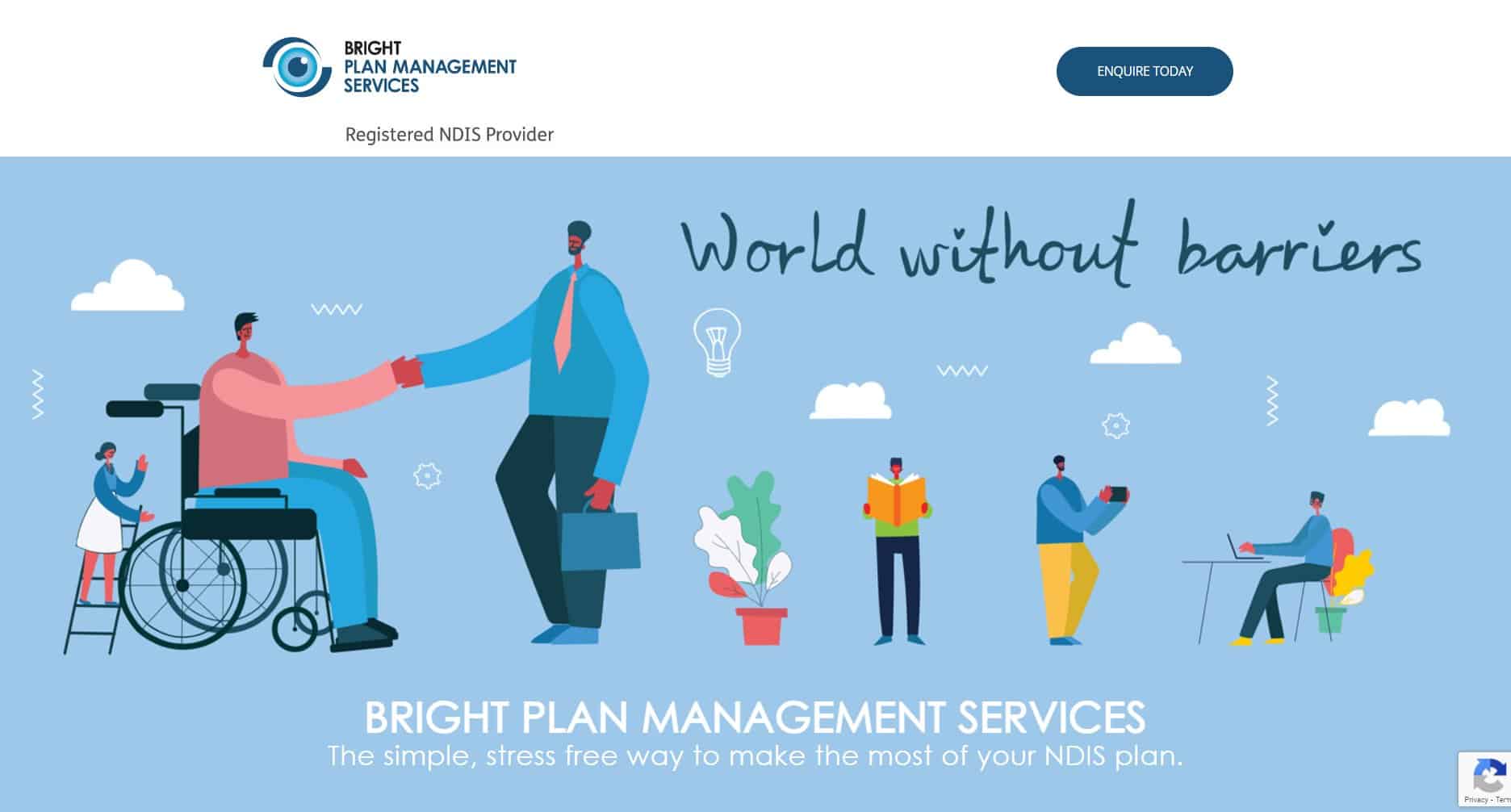 Bright Plan Management home page
